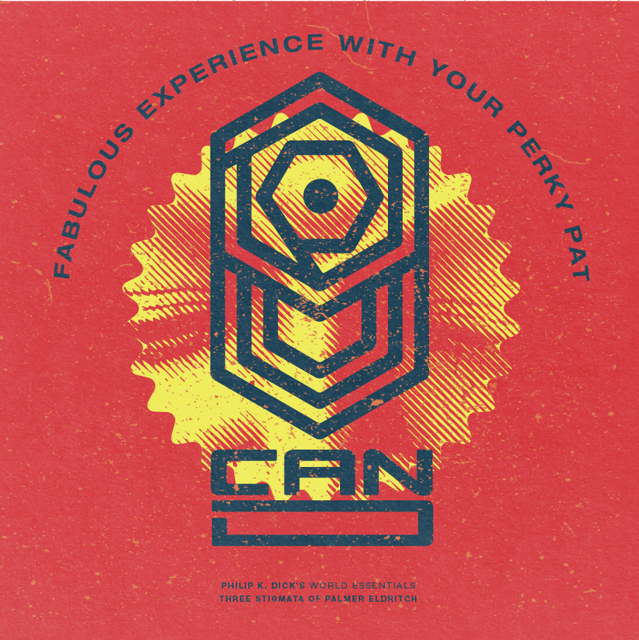 CAN-D Dreams cover drugs futuristic graphic design halftone minimalistic music cover phillip.k.dick reddesign sci fi valis