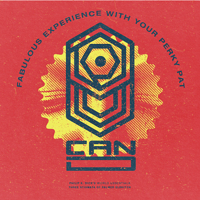 CAN-D Dreams cover drugs futuristic graphic design halftone minimalistic music cover phillip.k.dick reddesign sci fi valis