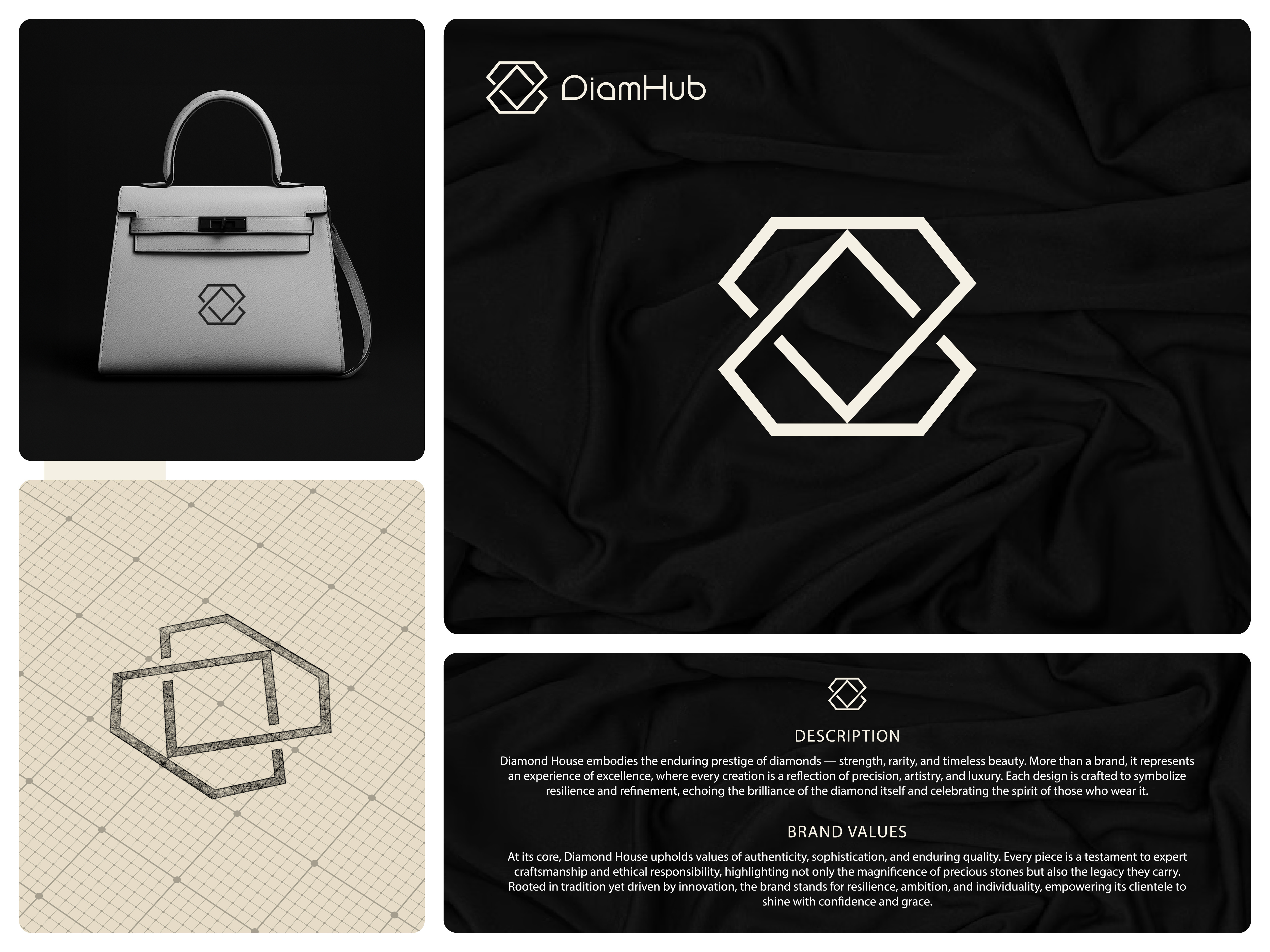 Luxury Diamond Logo – Now for Sale! diamond diamond logo luxury logo modern logo premium logo royal logo