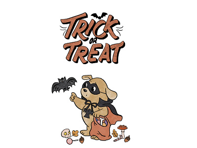 trick or treat dog character design animation character characterdesign childrensbookillustration comic illustration