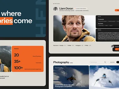 Hence — Creative Profile b2b b2c creator hence platform profile ui ux web design website