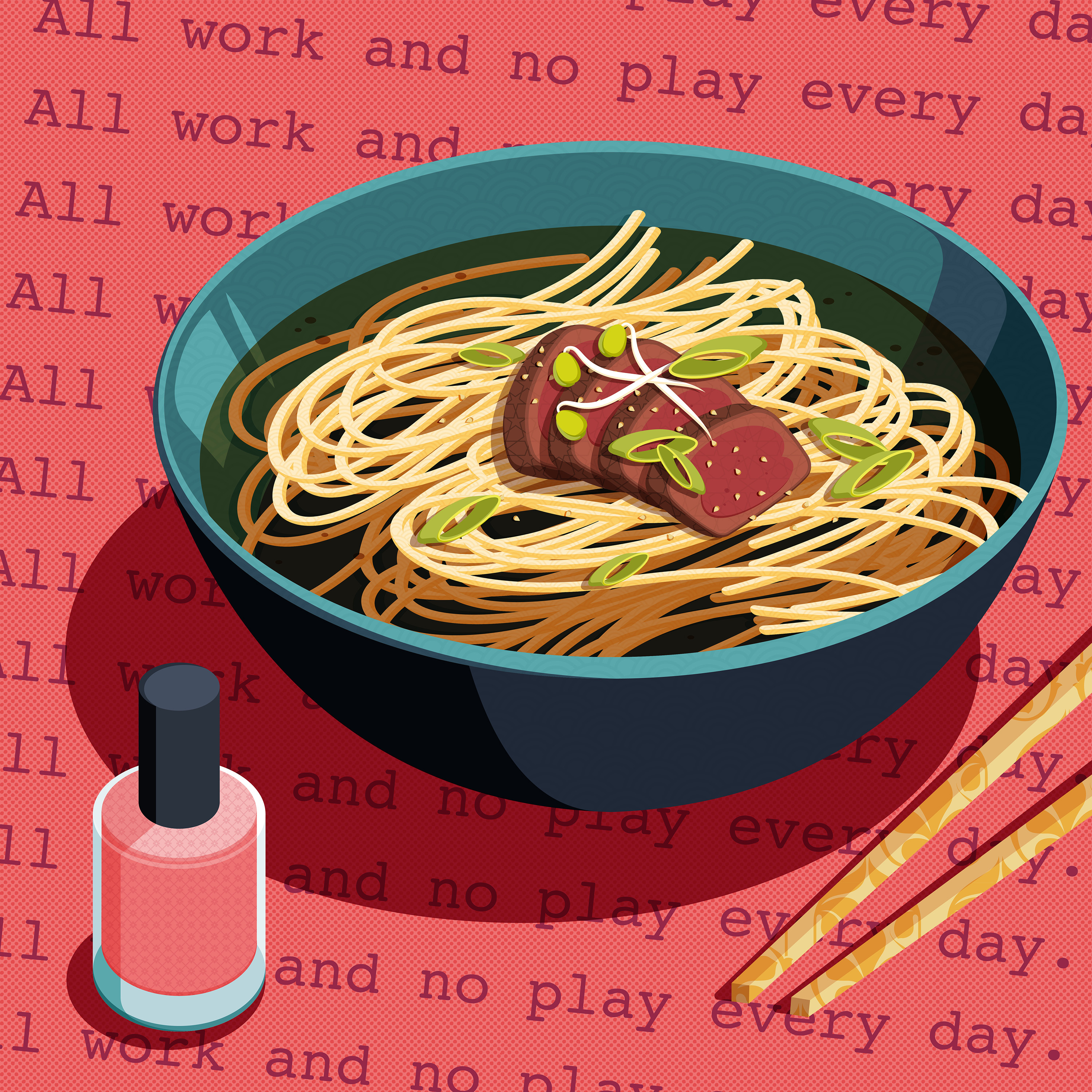 "Cooking 9 to 5" - Vector Illustrations adobe illustrator art contrast cook book daily art digital art digital illustration dolly parton drink flat design food illustration recipe stylized vector vector illustration