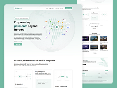 Abroad Finance Website Design figma landing page uiux web design webflow