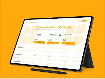Pricing Page – SaaS UI Design adobe app redesign branding design figma homepage illustration pricing subcription ui ux xd