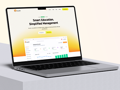EdusoftX - Educational Management SaaS Website design education management solutions education saas website education software education website education website dribbble shot educational management ui ui design user experience user inteface ux ux design web application website design