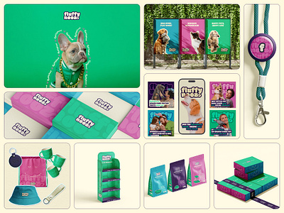 Fluffynooz | branding; logo; packaging; web design animal brand design brand identity branding clean design digital identity graphic design logo design modern packaging pet pet care playful premium shop store stylish visual identity web design