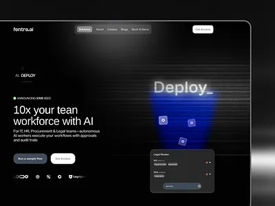 AI-Powered SaaS web design for Smarter Workflow Automation. app design branding dribbble shots graphic design saas saas design saas web design saas website ui ux web design