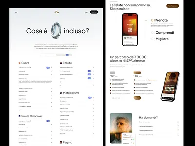 qura - info page branding creative design health healthy landing minimal personal ui ux website