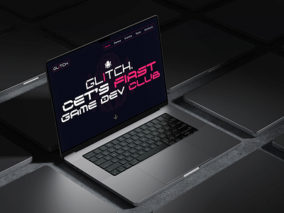 Modern Pixel Themed Website Design club converting dark dark theme design figma game modern neon photoshop pixel pixel style retro theme ui ui design vibrant web design web desing