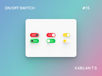 Browse thousands of Switch Design images for design inspiration | Dribbble
