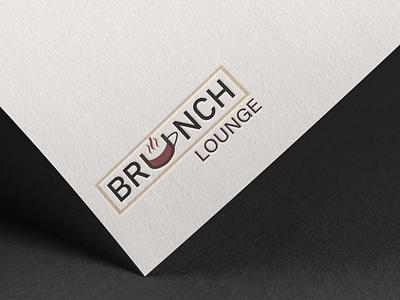 Brunch Lounge logo branding coffee design drink graphic design illustration logo logo design typography