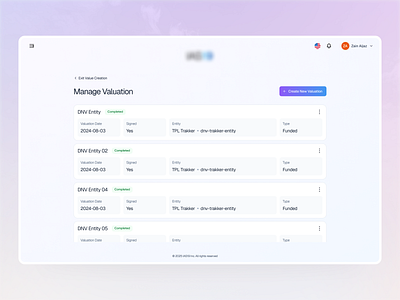 List View - for Financial Webapp card view cards clean dashboard grid list ui list view listing modern project list projects saas table ui table view ui ux
