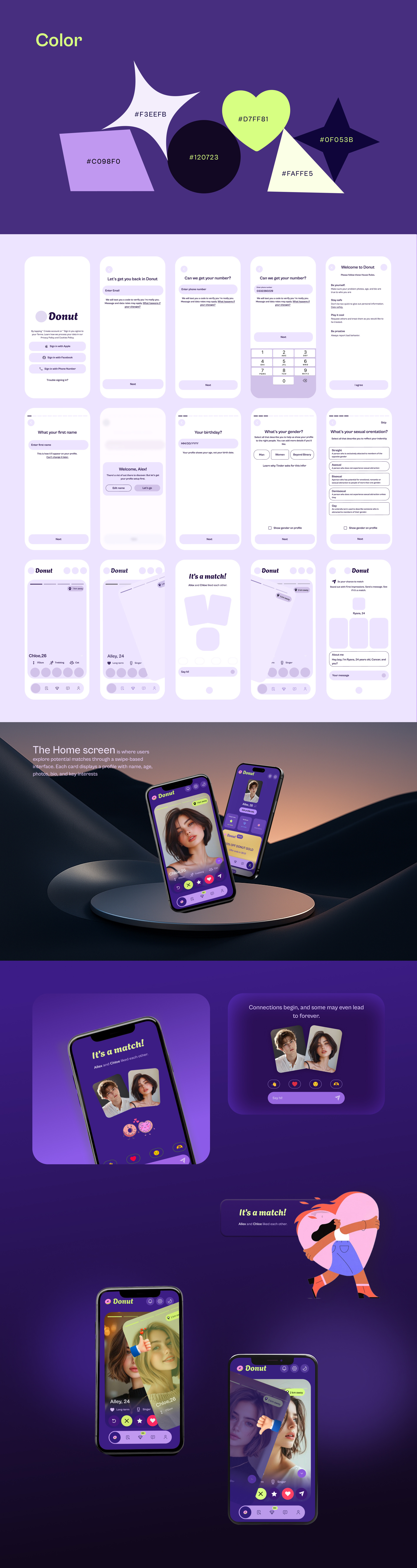 Donut - Modern Dating App creative app