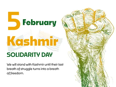 Kashmir Day 5 february behance best design creative layout dribbble facebook post graphic design instagram post kashmir day linkedin post post design promotion design social media social media post ui design