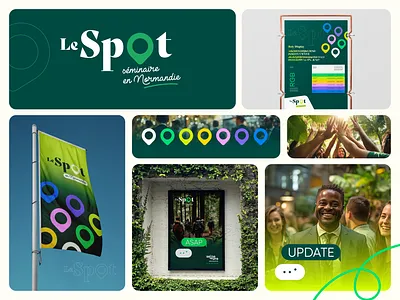 Le Spot en Normandie — Visual Identity color branding