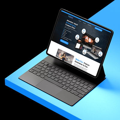 Adult Emtertainment Webpage adult automate horizon llc. branding business cinematic creative freedom design digital entertainment film immersive landing page logo modern ui ux design webflow