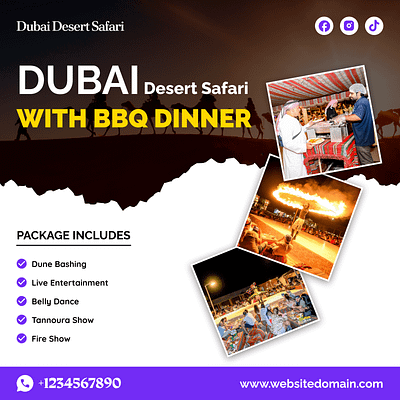 Tourism Post advertising behance clean design creative layout creative post digital marketing dribbble dubai post facebook post gradient graphic design instagram post linkedin post social media social media creative social media post tourist post ui design