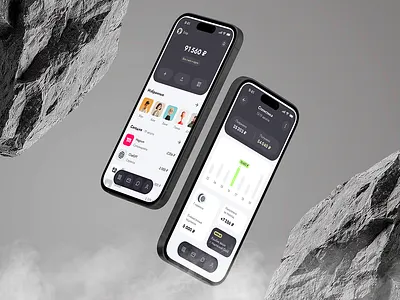 Банковское приложение Nordis app bank app design ui ux