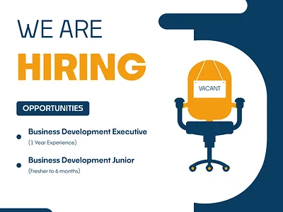 Hiring Post behance bold typography colorful design creative layout dribbble facebook post graphic design hiring post instagram post linkedin post minimal design modern design post design social media social media post