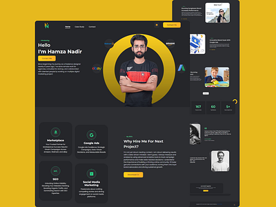 Personal Portfolio Website – WordPress Design & Development branding creative portfolio ui