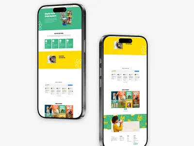 Webflow Website for Pets Care-Pawsers-Responsive Layout clean ui growpixel pets website reponsive design web design webflow webflow website