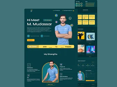 eCommerce Marketing Portfolio Website – WordPress Design & Devel branding creative portfolio elementor ui