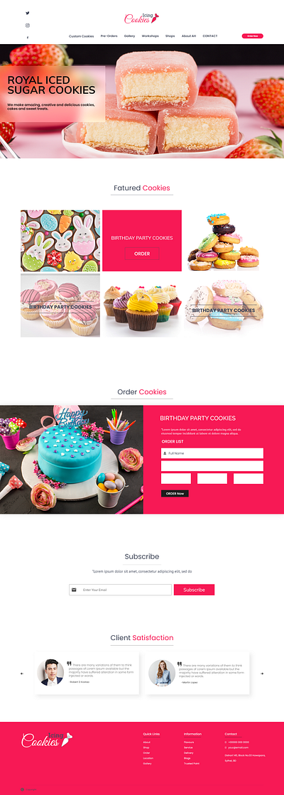 Bakery Website Design elementor elementor pro squarespace web ui website website design wix website wordpress wordpress website