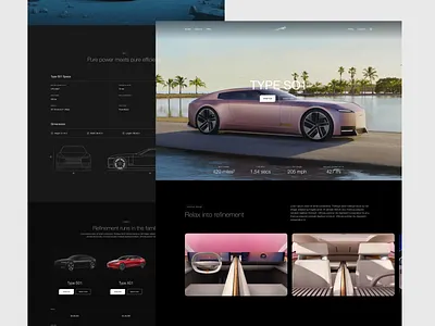 Electric car - JAGUAR TYPE 00 - agent ai car charging station design electric car electric vehicle ev home page jaguar jaguar type 00 landing page tesla uiux web design web site website website design