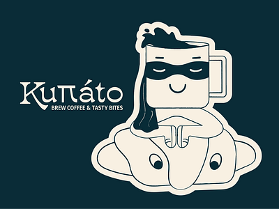 KUPATO BRAND IDENTITY brand identity brand identity design branding brunch coffee food fun hand drawn illustration logo logo design mascot menu design merch design packaging packaging design playful restaurant