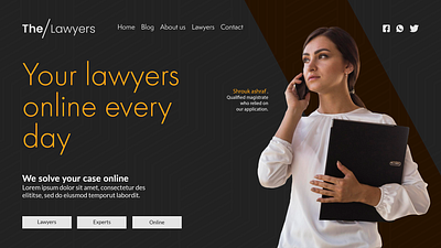 Landing page photoshop