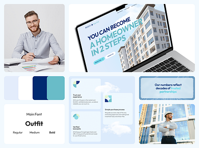 Build & Move – Streamlined Homeownership and Land Investment b2b branding design illustration logo marketing real estate ui ux web website