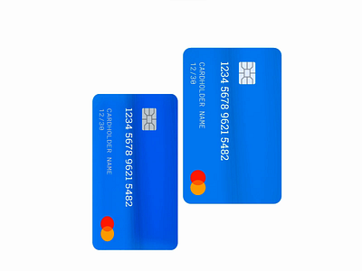 Bank Cards in Motion bank card card motion graphics spline