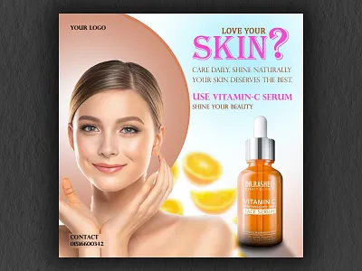 Beauty product ad post design for your business ad post design advertising poster design beauty product brand identity graphic design new trending design social media post trending ad post visual branding