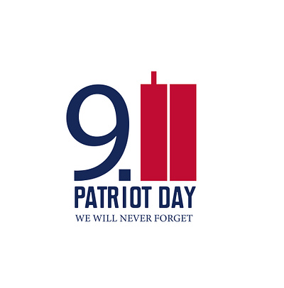 Patriot day emblems or logo. September 11. We will never forget 3d animation branding design graphic design illustration logo motion graphics ui vector