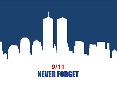 9 |11 USA Never Forget September 11, 2001. Greeting Card, 3d animation branding design graphic design illustration logo motion graphics ui vector