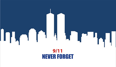 9 |11 USA Never Forget September 11, 2001. Greeting Card, 3d animation branding design graphic design illustration logo motion graphics ui vector