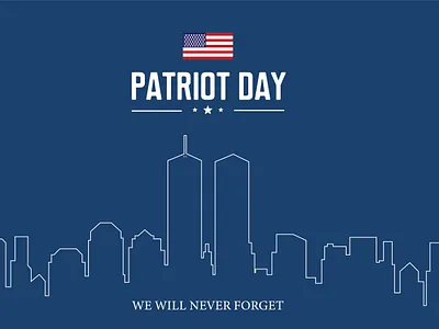 Twin Towers in New York City Skyline. September 11, 2001 vector 3d animation branding design graphic design illustration logo motion graphics ui vector