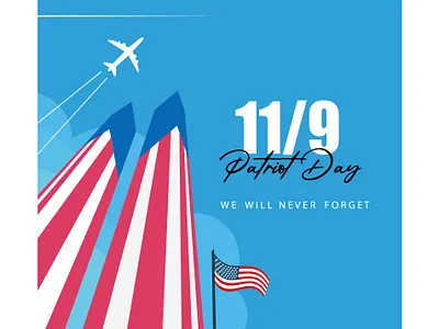 Patriot day memorial. United states patriot day 11 September gra 3d animation branding design graphic design illustration logo motion graphics ui vector