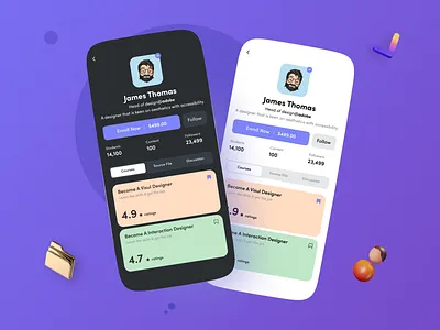 User Profile Mobile screen app design mobile app mobile ui ui ux