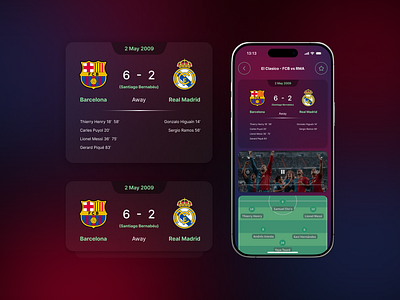 Minimal Card Design for M10 App app barcelona branding design football football mobile app graphic design icon illustration illustrator messi minimal product design typography ui ux vector web web design website