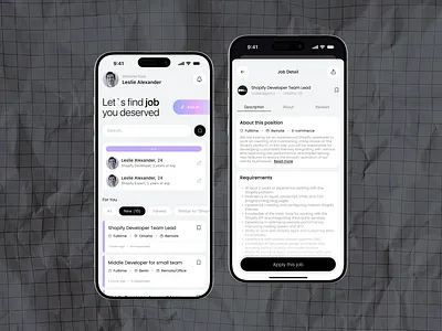 Task Management App UI mobile app