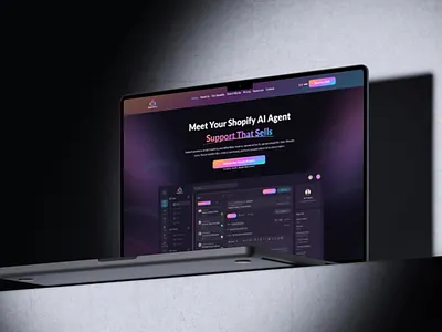 Shopify Store AI Agent - Webflow Website with Responsive UI ai ai tools automation ecommerce shopify agent web design webflow webflow website website design