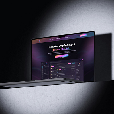 Shopify Store AI Agent - Webflow Website with Responsive UI ai ai tools automation ecommerce shopify agent web design webflow webflow website website design