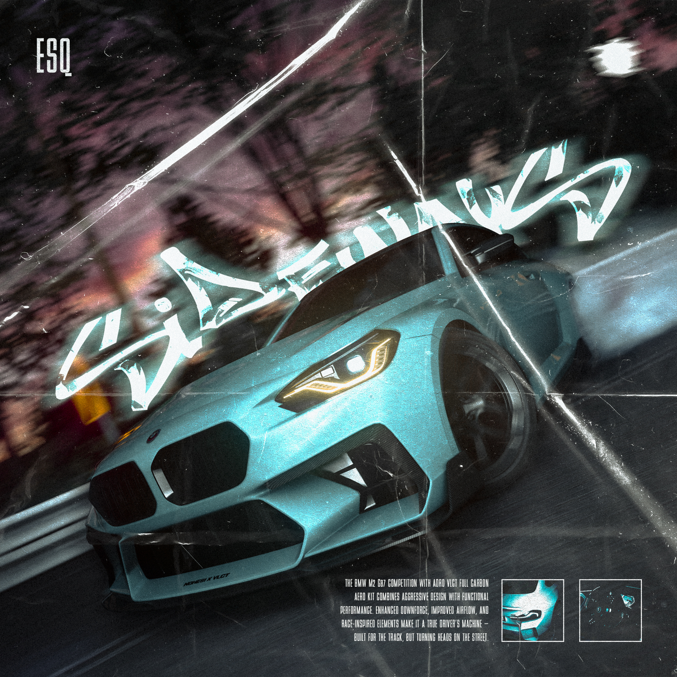 BMW M2 G87 Poster adobe photoshop car design graphic design photoshop poster