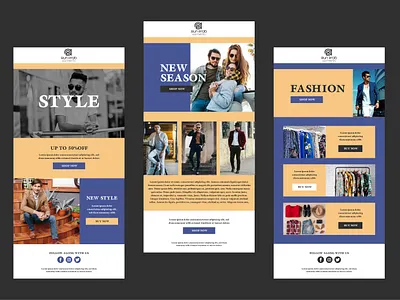 Email Newsletter branding graphic design