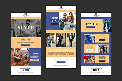 Email Newsletter branding graphic design