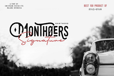 Monthoers Signature - Font Duo alternates handdrawn handlettering handmade hipster lettering ligatures logo monoline monthoers monthoers signature font duo retro type signage swash swash modern vintage