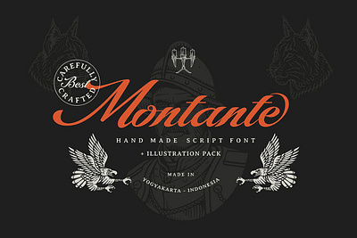 Montante Decorative Script bold script decorative font dingbat font display font elegant script fancy script header illustrator brushes logo font montante decorative script retro font script font vector shapes vintage script