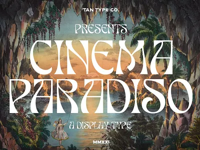 TAN - PARADISO art nouveau art nouveau font bold font contrast display type elegant font hipster font modern font modern typography quirky font quirky type retro font tan paradiso unique font unique logo vintage font
