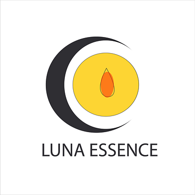 Candle branding graphic design logo